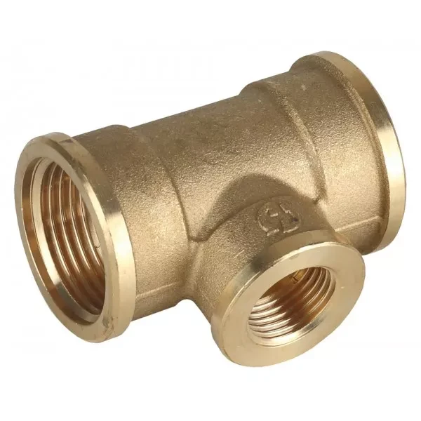 Тройник GENERAL FITTINGS переходной, латунь, г/г/г, 1"-1/2"-1" 51061-1-1/2-1 купить в Ноябрьске