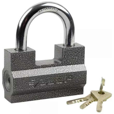 Замок ЗУБР &quot;МАСТЕР&quot; навесной, повышенной защищенности, дисковый механизм секрета, ключ 7 &quot;пинов, 85х55мм 37201-7_z01 купить в Ноябрьске