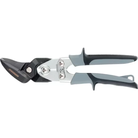 Ножницы по металлу&quot;PIRANHA&quot;усиленные,255 мм,прямой и левый рез,сталь-СrMo,двухкомп.рукоятки GROSS 78349 купить в Ноябрьске