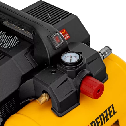 Компрессор Denzel DLS750/6 58019 безмасляный малошумный 750 Вт, 140 л/мин,ресивер 6 л купить в Ноябрьске