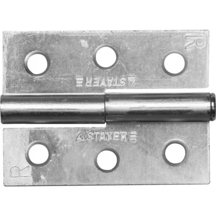Петля дверная STAYER &quot;MASTER&quot; разъемная, цвет белый цинк, правая, 65мм 37613-65-1R купить в Ноябрьске