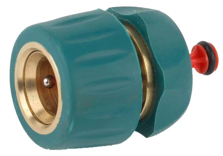 Соединитель RACO &quot;Profi-Plus&quot; (шланг-насадка), латунный с покрытием TPR, с автостопом, 1/2&quot; 4244-55105B купить в Ноябрьске