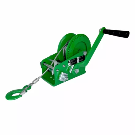Лебедка ручная барабанная HITCH HW 1350 1350 кг канат 10 м (SZ073170) купить в Ноябрьске