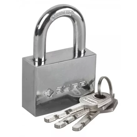 Замок ЗУБР &quot;МАСТЕР&quot; навесной, стальной корпус, закаленная дужка, 60мм 3710-60_z01 купить в Ноябрьске