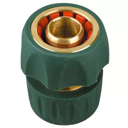 Соединитель RACO &quot;Profi-Plus&quot; (шланг-насадка), латунный с покрытием TPR, с автостопом, 3/4&quot; 4244-55106B купить в Ноябрьске