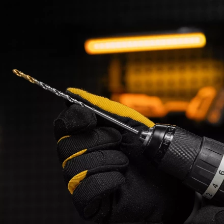 Сверло спиральное по металлу Denzel  4,5 х 126 мм, Р6М5, Golden Tip, удлиненное, 718252 купить в Ноябрьске