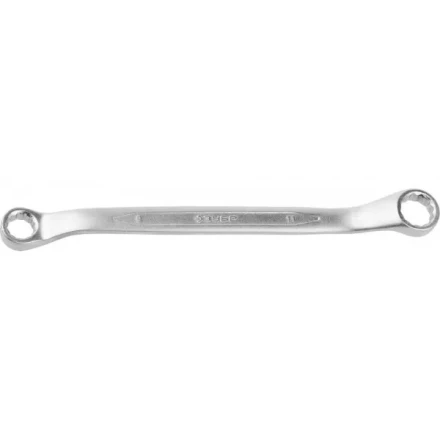 Ключ ЗУБР &quot;ПРОФИ&quot; гаечный накидной изогнутый, Cr-V сталь, хромированный, 9х11мм 27132-09-11 купить в Ноябрьске