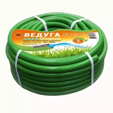 Шланг 3/4 х 25м ВЕДУГА Премиум зелёный 45962 купить в Ноябрьске