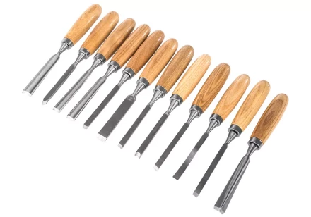 Набор стамесок STURM и резцов 12 шт, деревянная рукоятка купить в Ноябрьске