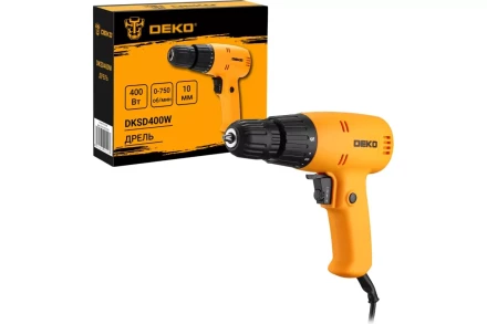 Дрель-шуруповерт сетевой DEKO DKSD400W, 063-4086 купить в Ноябрьске