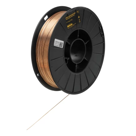 Омедненная проволока ER70S-6, диам. 1 мм, 5 кг, диам. катушки D200// Denzel 97542 купить в Ноябрьске