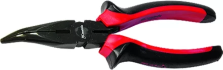 Длинногубцы Black Nickel 160 мм изогнутые двухкомпонентные рукоятки MATRIX 17458 купить в Ноябрьске