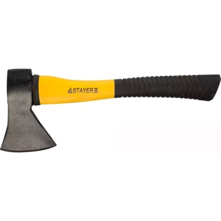 Топор STAYER &quot;STANDARD&quot; кованый, фиберглассовая рукоятка, 0,6кг 20621-06 купить в Ноябрьске