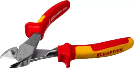 Бокорезы &quot;ELECTRO-KRAFT&quot; усиленные, Cr-Mo сталь, двухкомпонентная маслобензостойкая рукоятка, хромированное покрытие, 180мм, KRAFTOOL 2202-6-18 2202-6-18_z01 купить в Ноябрьске