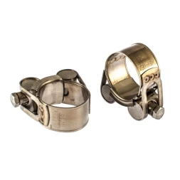 Хомуты металлические силовые 26-28 мм ширина 18 мм шарнирный W4 2 шт Сибртех 475093