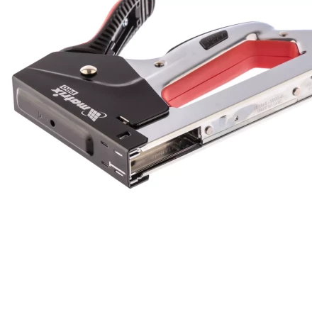 Степлер мебельный стальной быстрая загрузка тип скобы 53 6-10 мм PRO Matrix 40916 купить в Ноябрьске