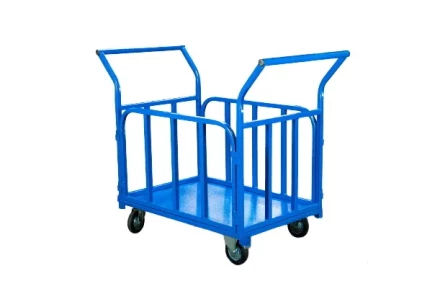 Тележка платформенная TOR ТП-Б (800х1400) с бортами и двумя ручками (колеса 160) 1048699 купить в Ноябрьске