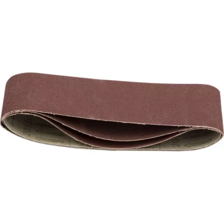 Лента STAYER &quot;MASTER&quot; шлифовальная универсальная бесконечная на тканевой основе, для ЛШМ, P120, 75х457мм, 3шт 35441-120 купить в Ноябрьске