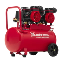 Компрессор безмасляный малошумный SPC 3000/50, 3000 Вт, ресивер 50 л, 520 л/мин// MTX 58140