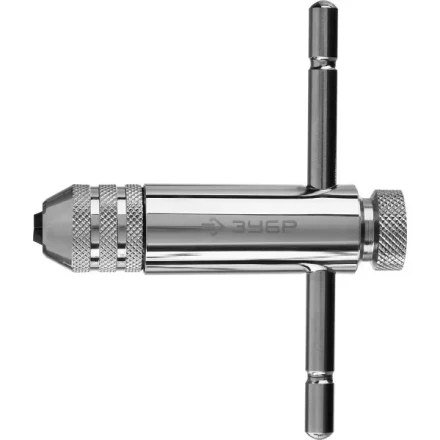 Метчикодержатель ЗУБР "ПРОФЕССИОНАЛ" с храповым механизмом и реверсом М3 - М10, 85 / 100 мм 28137-85_z01 купить в Ноябрьске