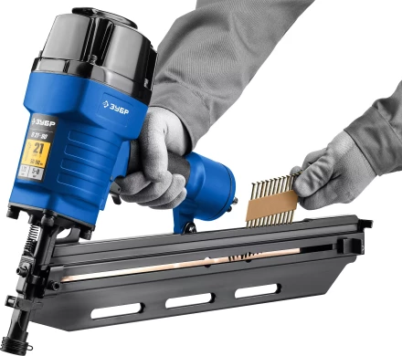 ЗУБР SN21 80 х 3.1 мм, реечные гвозди рифленые оцинкованные, 2010 шт (305396-80) купить в Ноябрьске