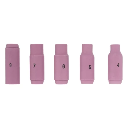 Набор керамических сопел Denzel 93656, № 4, 5, 6, 7, 8 купить в Ноябрьске