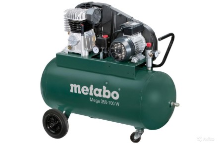 Компрессор масляный поршневой ременной Metabo Mega 350-100 W купить в Ноябрьске