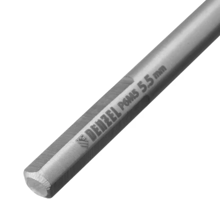 Сверло спиральное по металлу Denzel 5,5 х 139 мм, Р6М5, Golden Tip, удлиненное, 718255 купить в Ноябрьске