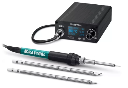 KRAFTOOL KPI-10 программируемая индукционная паяльная станция 50  480°C, 100 Вт 55343 купить в Ноябрьске