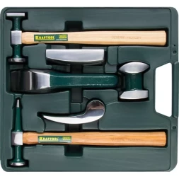 Набор KRAFTOOL "INDUSTRIE" рихтовочный 6 предметов: 2 молотка, 4 правки 20371-H6