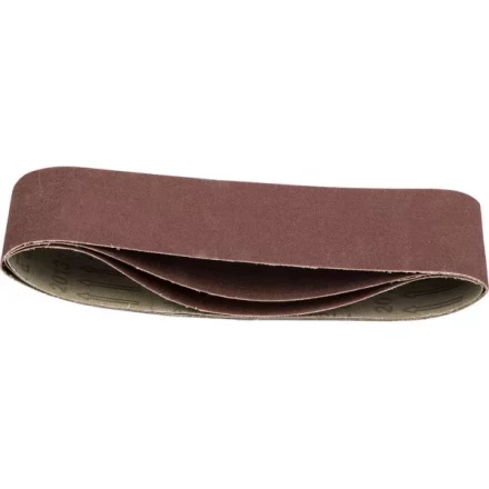 Лента STAYER &quot;MASTER&quot; шлифовальная универсальная бесконечная на тканевой основе, для ЛШМ, P120, 75х533мм, 3шт 35442-120 купить в Ноябрьске