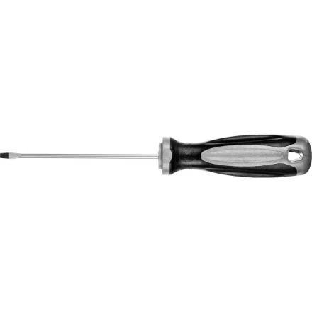 Отвертка MIRAX 25095-03-10, закаленный стержень, двухкомпонентная рукоятка, SL3x100мм 25095-03-10 купить в Ноябрьске