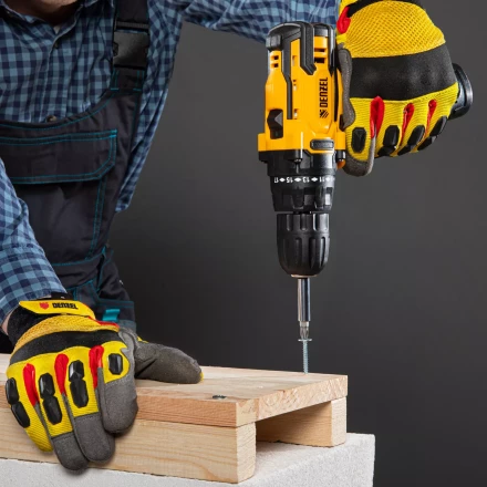 Дрель-шуруповерт аккумуляторная CDL-12CB, Li-Ion, 12 В, 1 акк.// Denzel 26102 купить в Ноябрьске