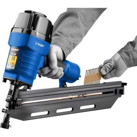 ЗУБР SN21 90 х 3.1 мм, реечные гвозди рифленые оцинкованные, 2010 шт(305396-90) купить в Ноябрьске