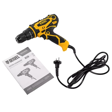 Дрель-шуруповерт сетевая ударная Denzel 26211, ISD-300-13 купить в Ноябрьске