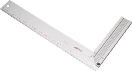 Угольник ЗУБР &quot;ЭКСПЕРТ&quot; столярный, жесткое профилированное полотно, усиленная алюминиевая рукоятка, 400мм 34395-40 купить в Ноябрьске