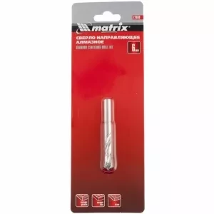 Сверло направляющее алмазное 6мм MATRIX 72600 купить в Ноябрьске