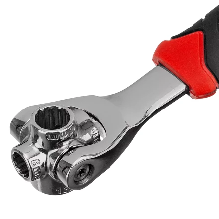 Ключ универсальный 48 в 1, СrV, 8-19мм, Spline Matrix 14999 купить в Ноябрьске