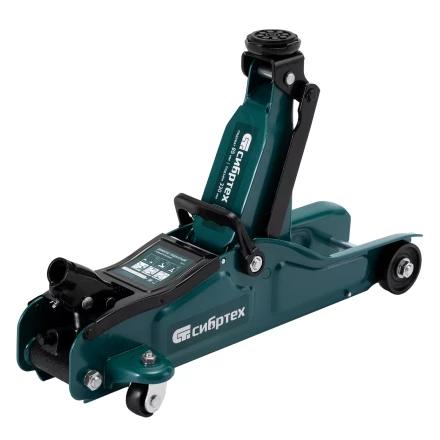 Домкрат гидравлический подкатной Сибртех 50831, 2 т, 85-330 мм, низкий подхват, в пласт. кейсе купить в Ноябрьске