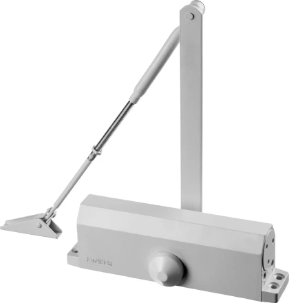 Доводчик дверной STAYER, для дверей массой до 100 кг, цвет белый 37916-100 купить в Ноябрьске