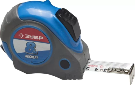 Рулетка ЗУБР &quot;ЭКСПЕРТ&quot;, двухкомпонентный корпус, автостоп, 8м/25мм 34057-08-25_z02 купить в Ноябрьске