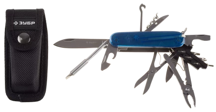 Нож складной многофункциональный 12в1 пластиковая рукоятка ЗУБР Эксперт 47785 купить в Ноябрьске