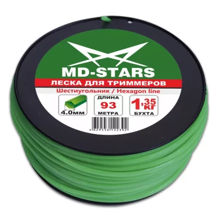Леска для триммера HEXAGON LINE (шестиугольник) катушка 1,6ММХ583М купить в Ноябрьске
