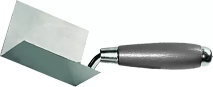 Мастерок из нерж. стали 110 х 75 х 75 мм для внутренних углов деревянная ручка  MATRIX 86310 купить в Ноябрьске