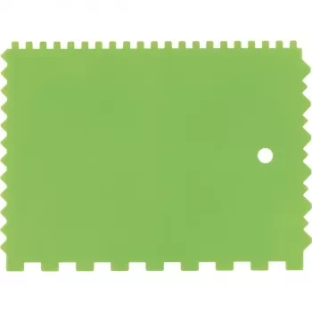 Шпатель для клея, пластмассовый, 130х170 мм, зубчатый  СИБРТЕХ 86018 купить в Ноябрьске