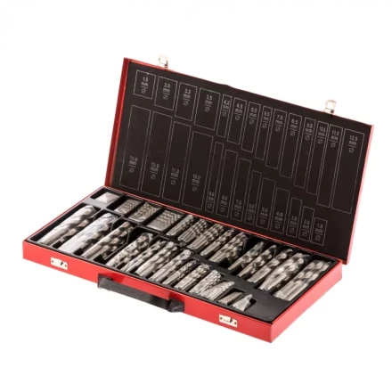 Набор сверл по металлу 1-13 мм 230 шт. HSS в металлическом кейсе Matrix 723230 купить в Ноябрьске