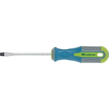 Отвертка SL8,0 х 150 мм CrV 4-х компонентная рукоятка Сибртех 12269 купить в Ноябрьске