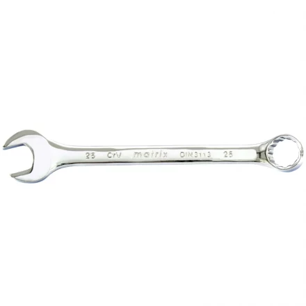 Ключ комбинированный 25 мм CrV полированный хром MATRIX 15170 купить в Ноябрьске