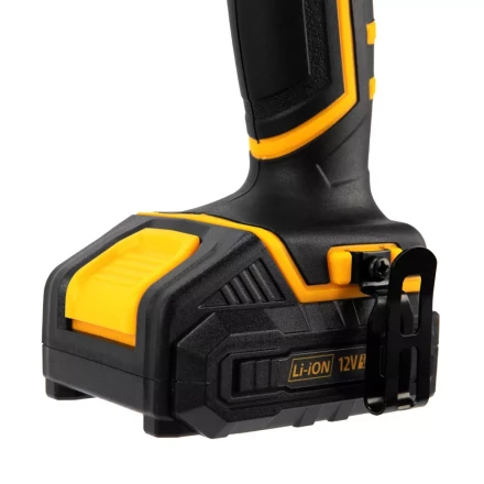 Дрель-шуруповерт аккумуляторная CDL-12-02BM, Li-Ion, 12 В, 2 акк.// Denzel 26105 купить в Ноябрьске