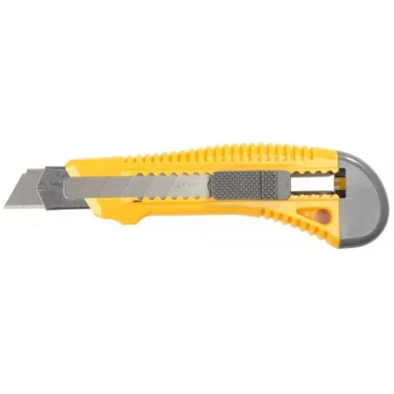 Нож STAYER &quot;STANDARD&quot; с выдвижным сегмент. лезвием, пластмасс. упроч.,18мм 0913 купить в Ноябрьске